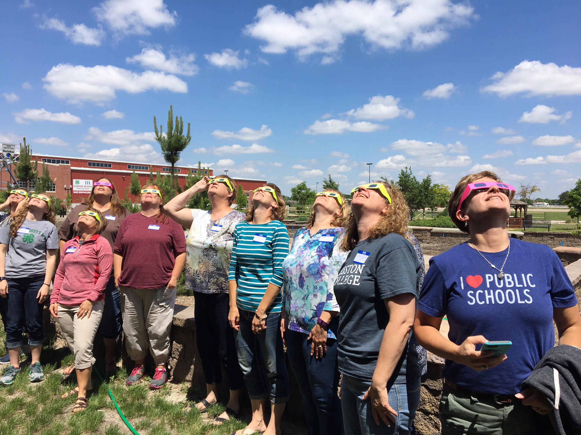 Nebraska educators learn how to safely view a solar eclipse during training at Raising Nebraska on June 1. 