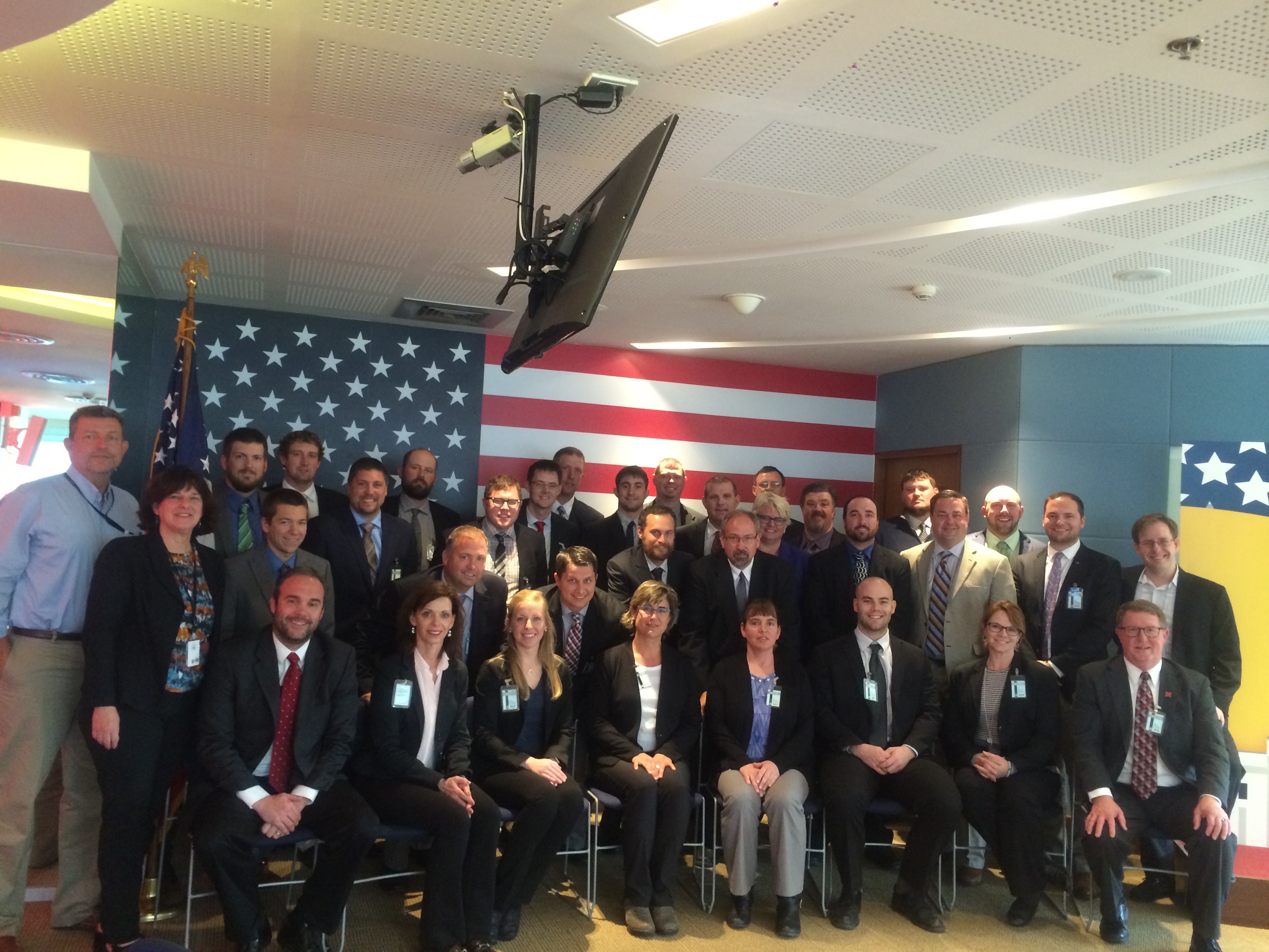 LEAD 35 fellows with Foreign Agricultural Service officials at the U.S. Embassy in Bangkok, Thailand.