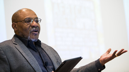 Kwame Dawes delivered his Nebraska Lecture on Nov. 10, 2016. The university's Research Council is seeking faculty nominees to deliver the prestigious talks.