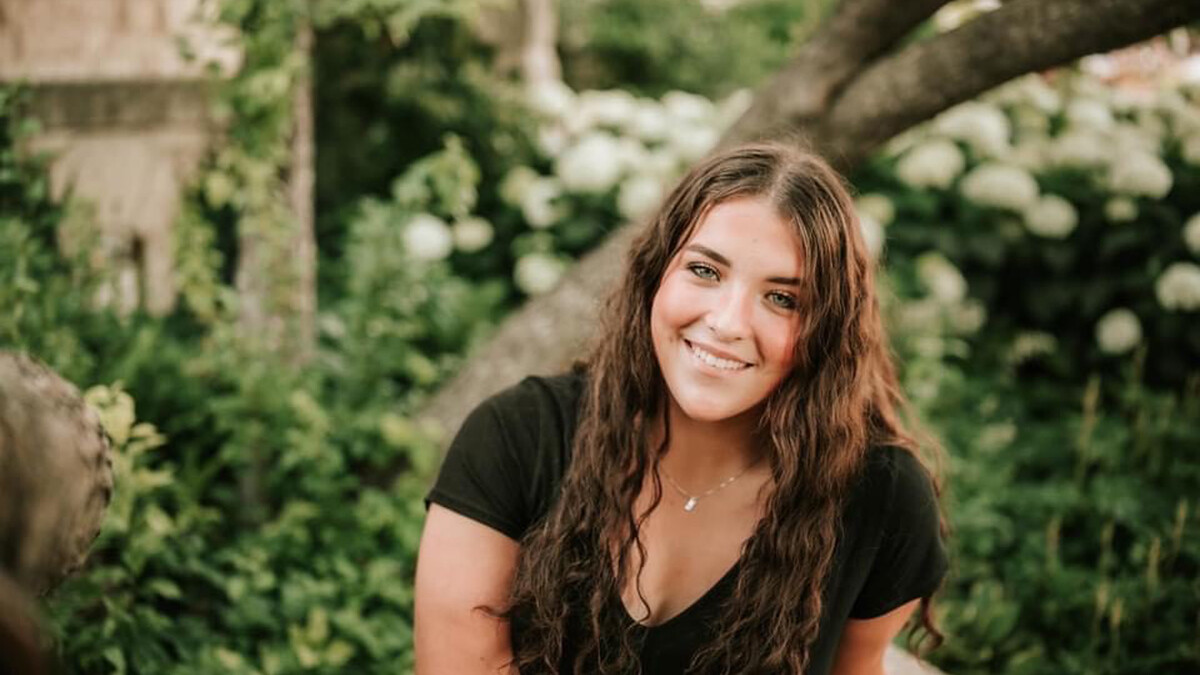 Business administration major Macy Keller smiles for a photo