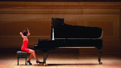 Pianist Yuja Wang will perform with the Russian National Orchestra Feb. 27 at the Lied Center for Performing Arts.