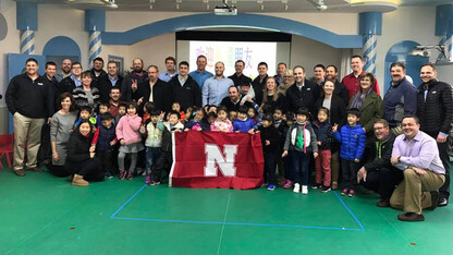 Nebraska LEAD 35 fellows visit a kindergarten class in Shanghai, China. As part of the two-year agricultural leadership development program, Nebraska LEAD fellows participate in a 14-16 day international travel seminar.