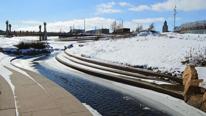 The City of Lincoln built a system to help manage Antelope Creek water flow and prevent flood damage through downtown Lincoln. The project was completed in 2012.