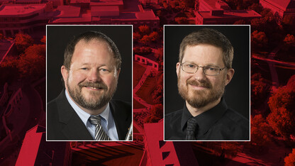 Nebraska's John Bailey (left) and Christopher Marks will perform in a faculty recital on Jan. 25 in Kimball Recital Hall.