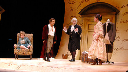 Performers act out a scene in the UNL opera program's 2009 production of "The Marriage of Figaro." This spring, the the opera program will perform Massenet's "Cendrillon."