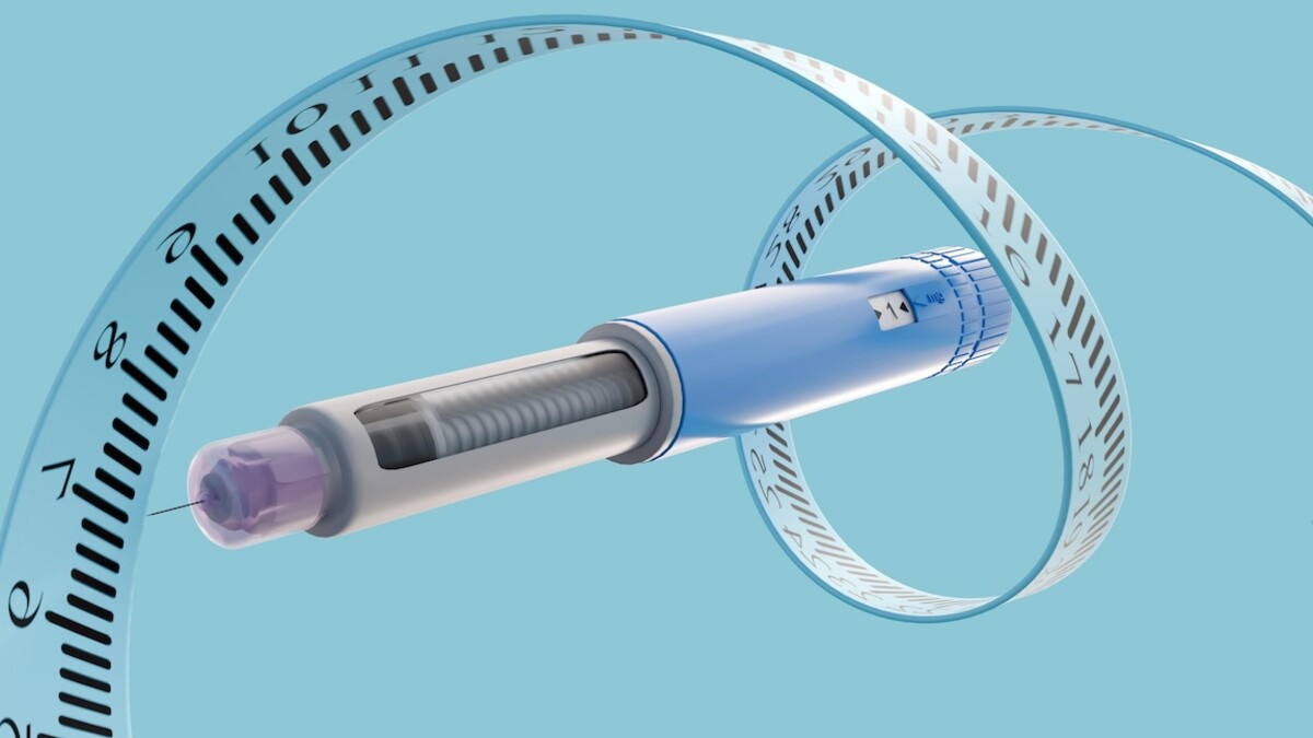 A stock image shows a GLP-1 injector pent.