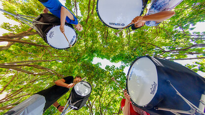 Husker bass drummers