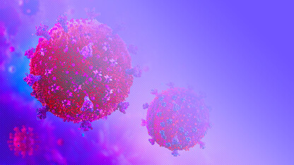 Rendering of HIV