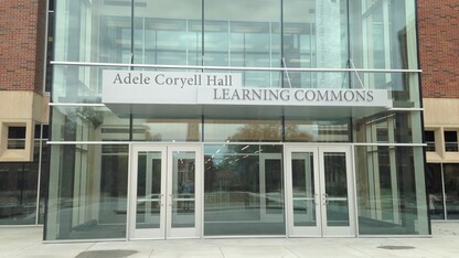 North Entrance of Adele Hall Learning Commons