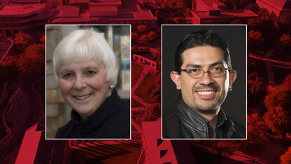 Nebraska's Marjorie Kostelnik (left) and Rodrigo Franco Cruz have been named faculty ombuds.