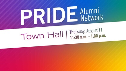 Nebraska alumni and friends are invited to an online town hall on Thursday, Aug. 11 from 11:30 a.m. – 1 p.m. CT, featuring leading voices from the Nebraska Alumni Association, UNL’s LGBTQA+ Center and the Chancellor’s Commission on the Status of Sexual an
