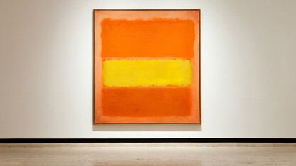 "Yellow Band," a painting by Mark Rothko, will be featured during a Nov. 9 talk by the artist's son, Christopher Rotko.