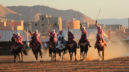 Tbourida, a Moroccan equestrian tradition, will be discussed by Nebraska alumna Gwyneth Talley in a Sept. 8 presentation.
