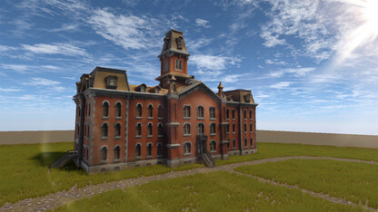 A collaboration between Nebraska faculty and NET artists is creating a virtual reality version of University Hall, the first building on campus. The project has started with an exterior walk around and, in the future, will include a look at the building's interior.