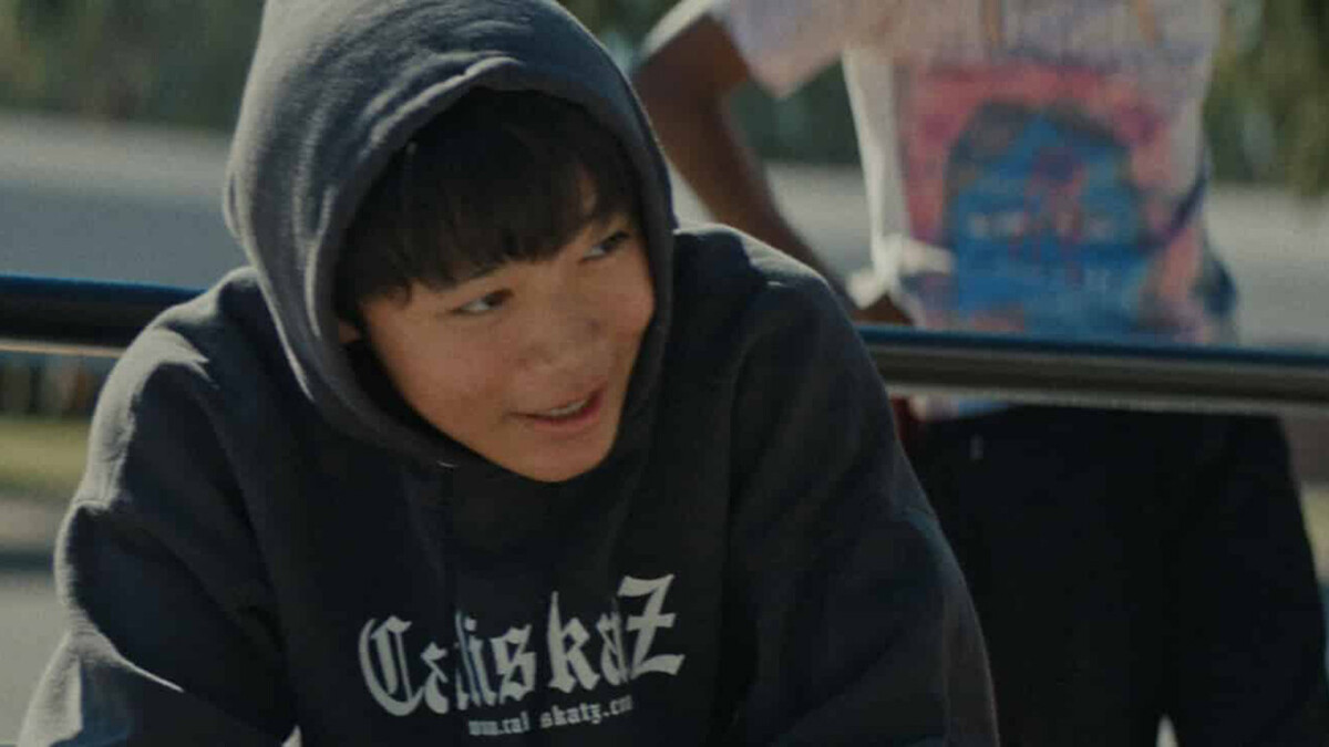 A still from the film "Dìdi"