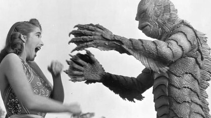 A still from the classic film, The Creature from the Black Lagoon