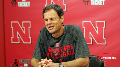 John Cook, head coach of Huskers volleyball