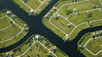 Alexander Heilner, "Cape Coral, Florida," 20" x 30", archival pigment print.