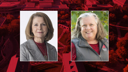 Concetta DiRusso (left) and Deb Hamernik have been named finalists to serve as the university's next associate vice chancellor for research.
