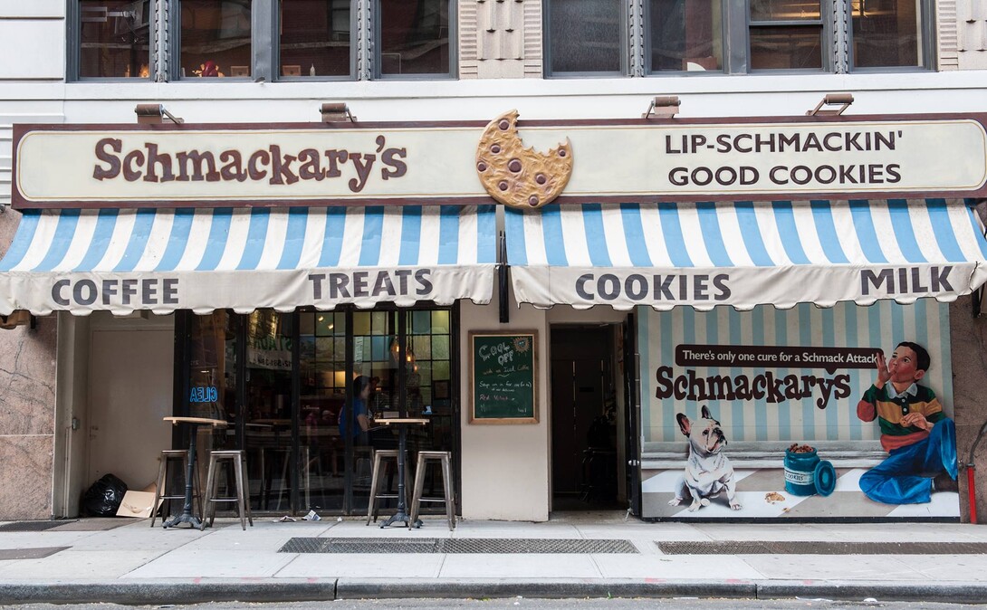 Schmackary's cookie shop in New York City.