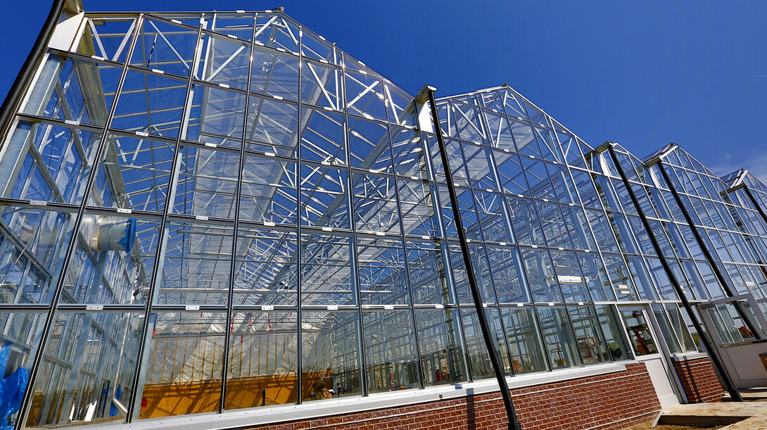 Construction of the Greenhouse Innovation Center at Nebraska Innovation Campus will finish by the end of May. An official opening is planned for the fall.
