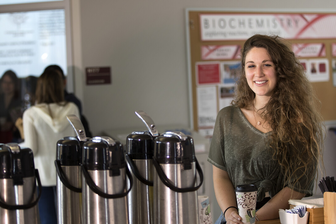 Sierra Hansen earned a highly competitive fellowship through the German Academic Exchange Service’s Research Internships in Science and Engineering program, similar to the United States’ Fulbright program. The program aims to create goodwill and professional relationships between Germany and North America.