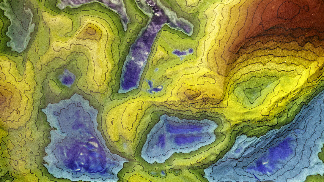 A new augmented-reality sandbox built at the University of Nebraska-Lincoln depicts elevation changes and water flow dynamics in real time. The Department of Earth and Atmospheric Sciences plans to begin implementing the sandbox in its undergraduate geoscience labs next year.