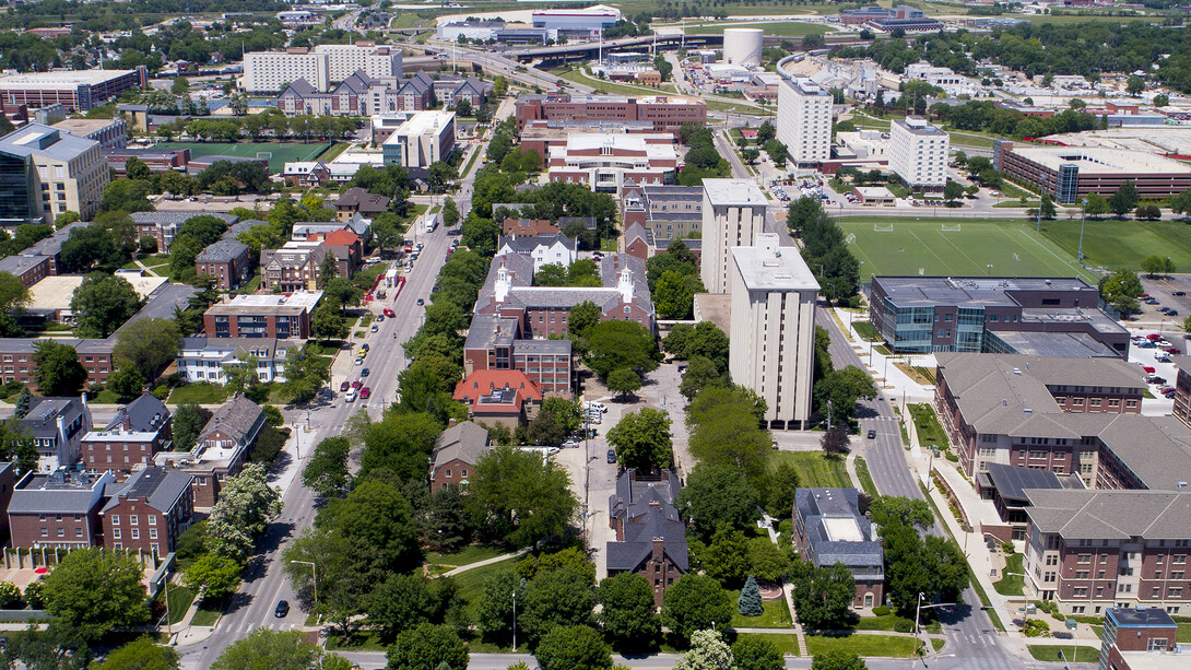 A summer construction project will shift the way traffic flows through the core of City Campus. The work includes closing a stretch of 17th Street and converting three lanes of one-way, southbound traffic to two-way traffic, with one lane southbound and another lane northbound. The project will also add dedicated bike lanes to Vine and 16th streets.