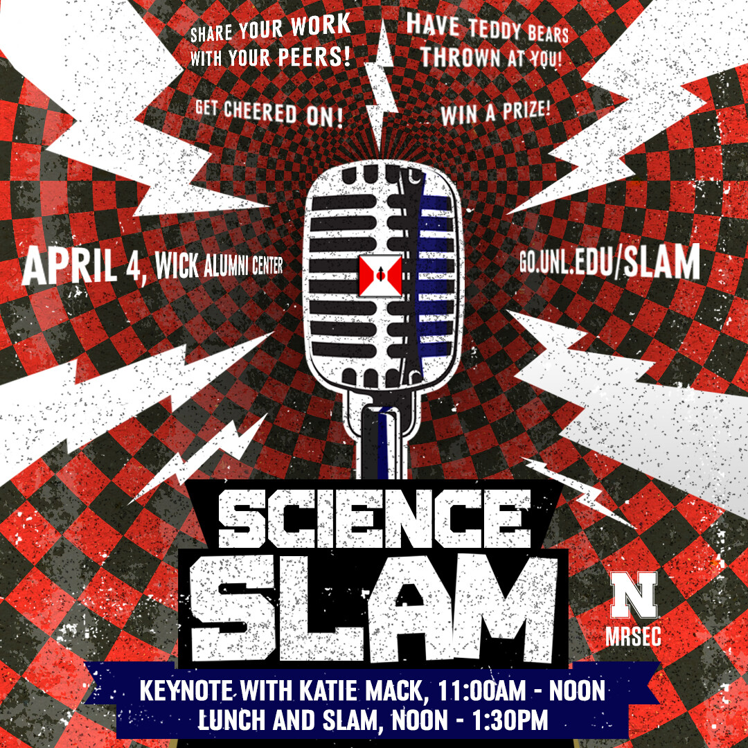 2018 Science Slam poster.