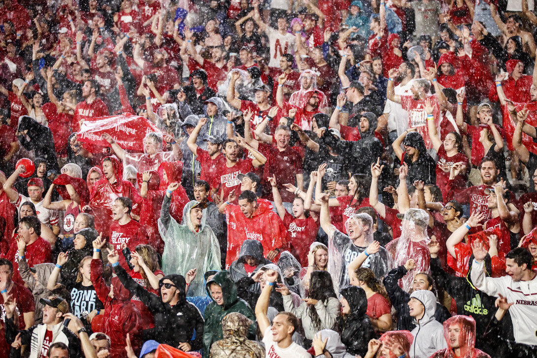 Nebraska football vs. Akron. September 1, 2018.