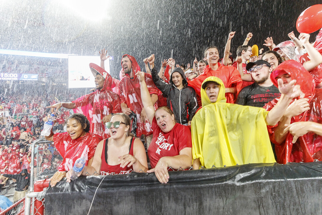 Nebraska football vs. Akron. September 1, 2018.