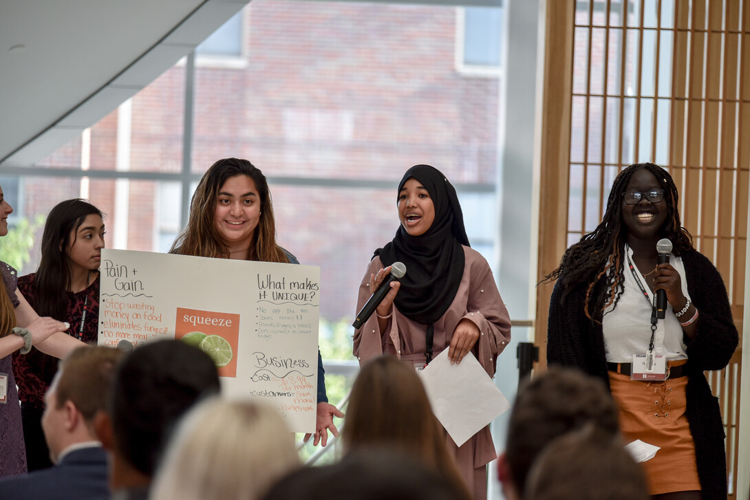 Students at the DREAMBIG Academy learn to utilize their strengths and participate in a business pitch competition.