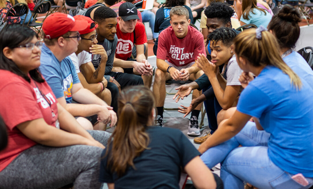 Husker Dialogues is held in Devaney Sports Complex.