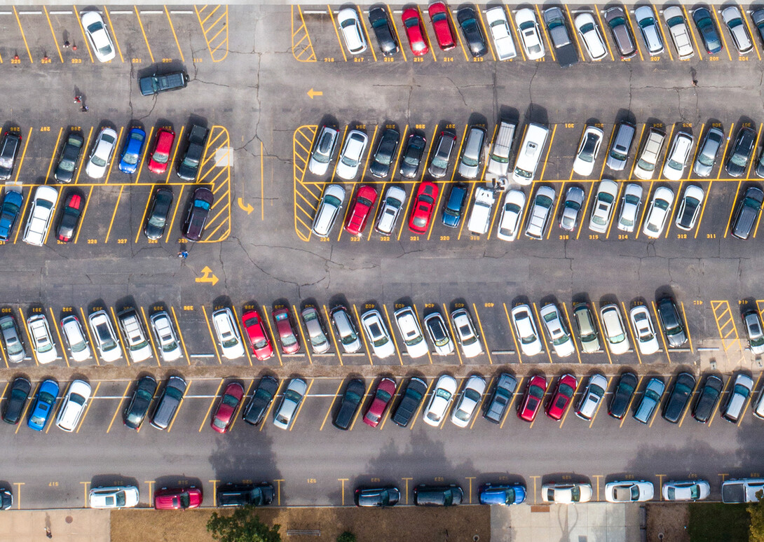 Surface lot permit parking