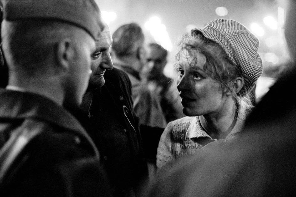 Mila Saskova-Pierce (right) protested the 1968 military occupation of Prague in Czechoslovakia, and was photographed as she translated Czech for the Russian soldiers. She fled the country and eventually came to Nebraska as a professor of Czech and Russian. She maintained close ties to the Czech community, and was tapped in October as the honorary Czech consulate for Nebraska.