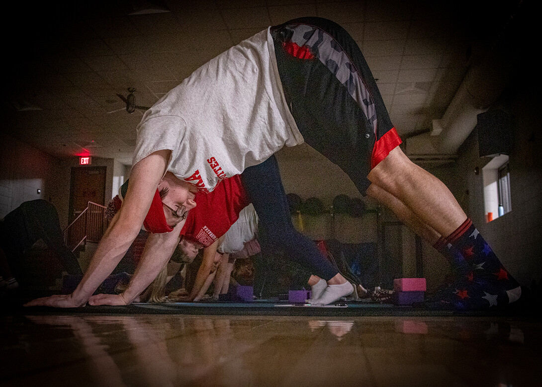 Relax & Recharge Yoga is Dec. 11 at the Campus Rec Center.  