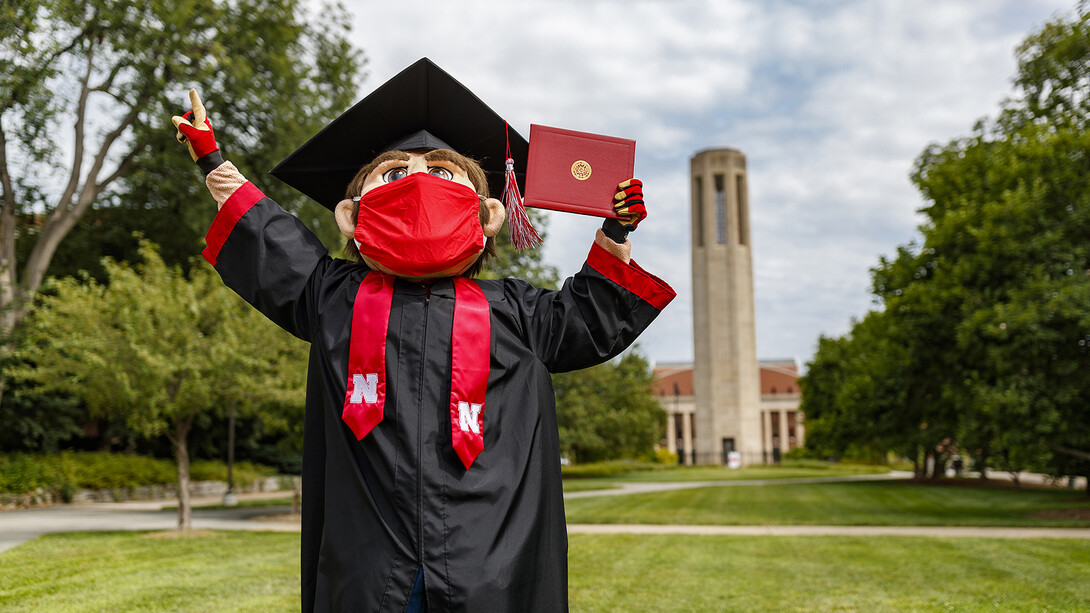 Go Big Grad: A Husker Graduation Celebration will begin streaming at 9 a.m. Aug. 15 at https://commencement.unl.edu.