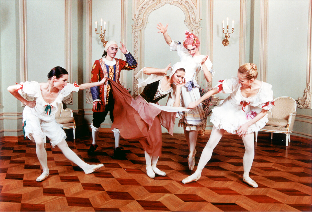 Scene from the Moscow Festival Ballet's performance of "Cinderella."