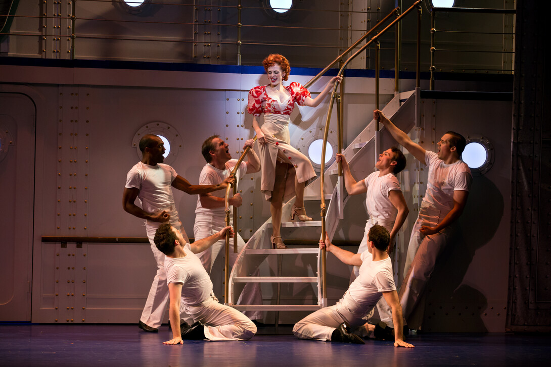 Scene from "Anything Goes," which plays the Lied Center for Performing Arts on Jan. 23-24.