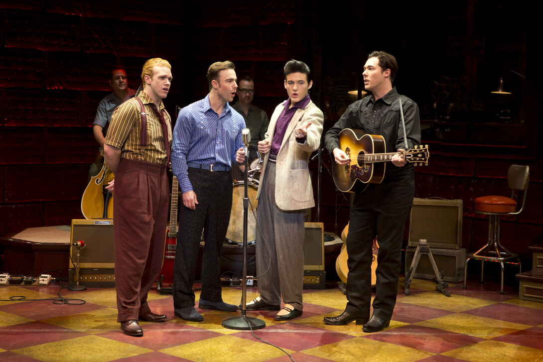 The national tour of the Broadway musical "Million Dollar Quartet" will be at the Lied Center for Performing Arts on April 10.