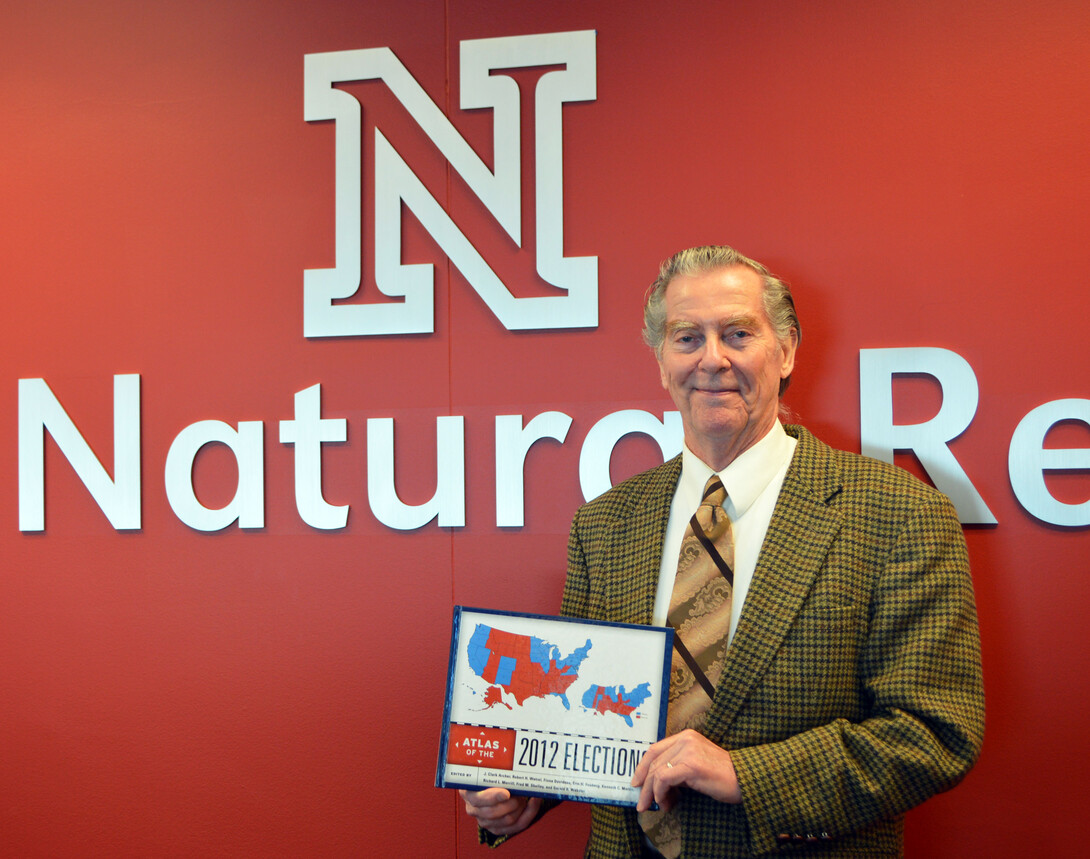 J. Clark Archer, professor of geography at UNL, will sign copies of his latest book, "Atlas of the 2012 Elections," during a reception April 29 at Hardin Hall.