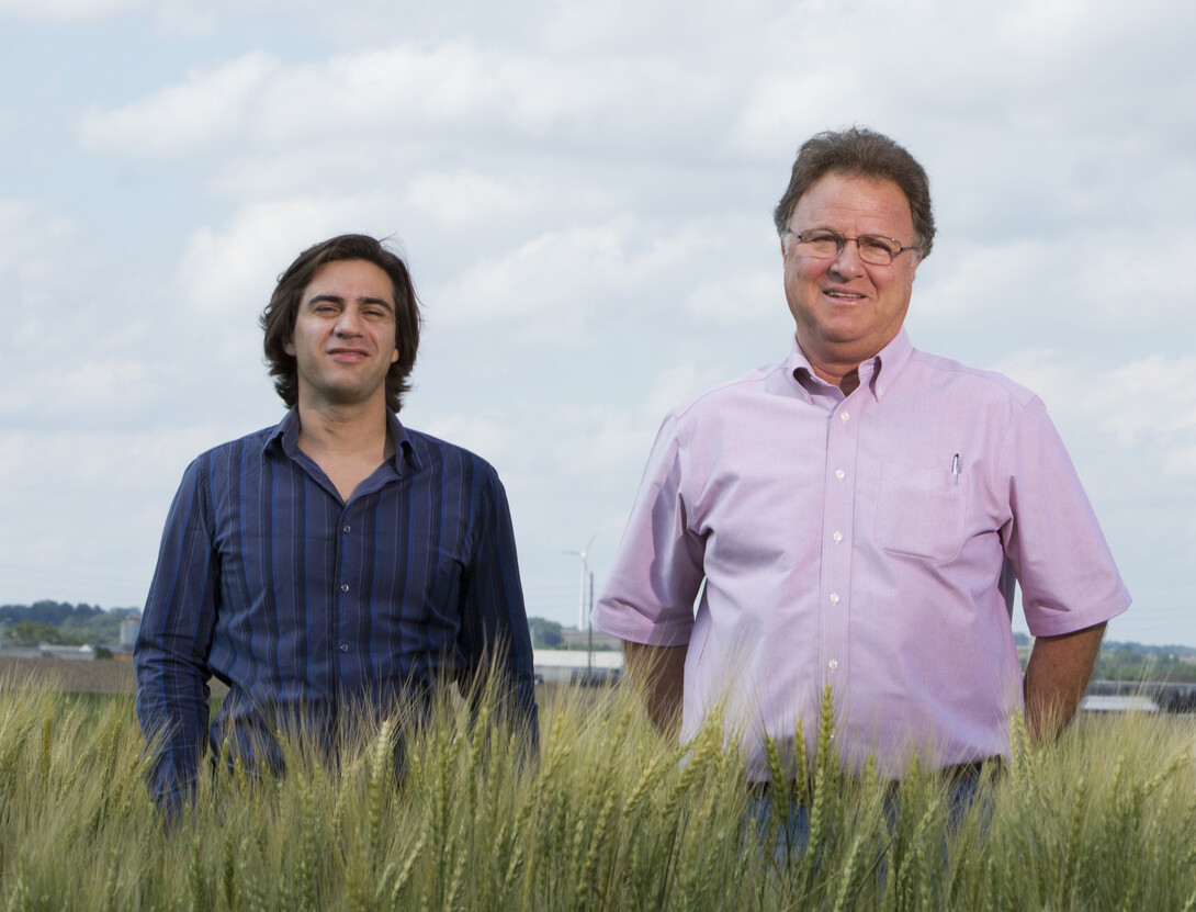 Agronomists Patricio Grassini (left) and Ken Cassman are part of the UNL team that developed the Global Yield Gap and Water Productivity Atlas through an international research collaboration.