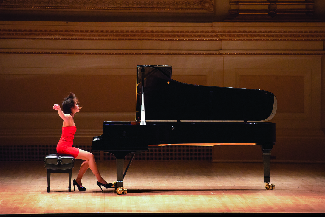 Pianist Yuja Wang will perform with the Russian National Orchestra Feb. 27 at the Lied Center for Performing Arts.