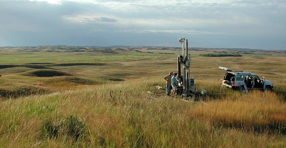 The Conservation and Survey Division has run a geologic test-hole drilling program since the 1940s.