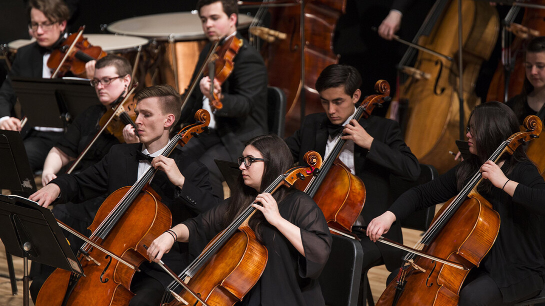 The UNL Symphony Orchestra will perform during "A Celebration of Music and Milestone, N150" on Feb. 15.