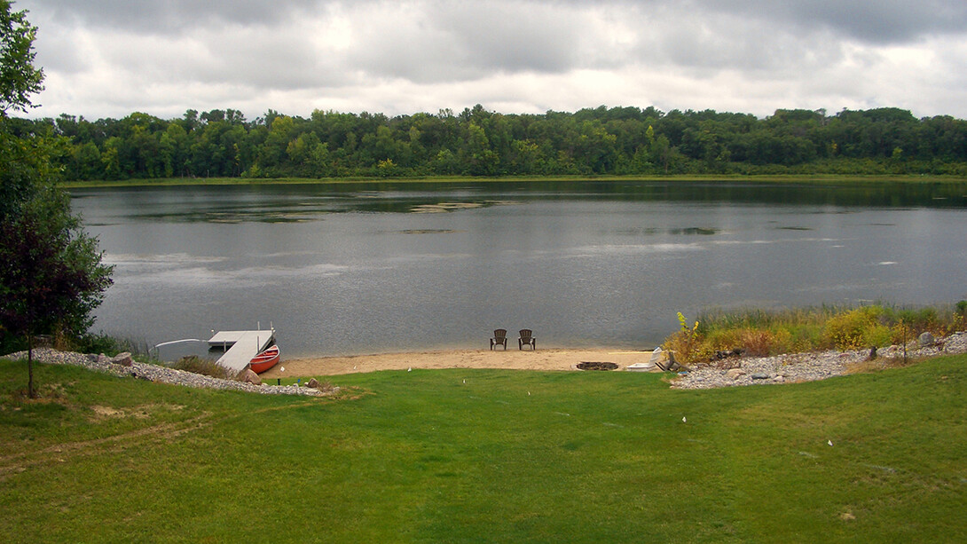 A citizen scientist submitted this photo of Perch Lake in Woodside Township, Polk County, Minnesota, looking south. “It has been a cool summer with normal to slightly above normal precipitation here,” the observer wrote.