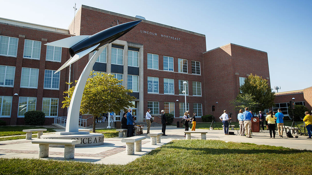 The new LPS-UNL Early College and Career STEM Program at Lincoln Northeast High School will prepare Northeast students in the areas of food, energy, water and societal systems.