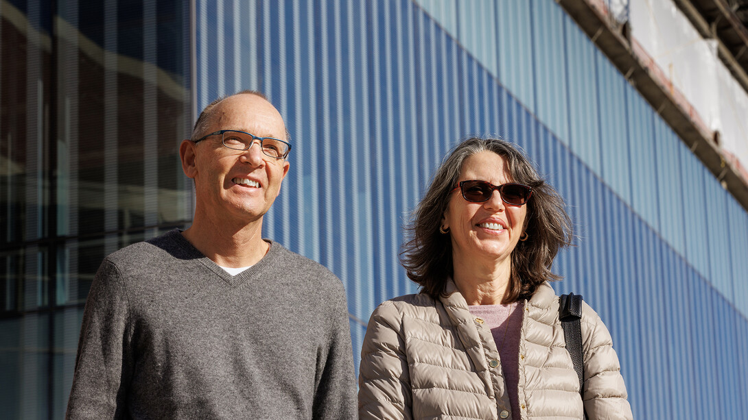 Peter Sutter, professor of electrical and computer engineering, and Eli Sutter, professor of mechanical and materials engineering, have received $747,387 from the Department of Energy’s Established Program to Stimulate Competitive Research to study how new classes of materials can be bonded to create semiconductors that more efficiently produce electric current in photovoltaic cells.