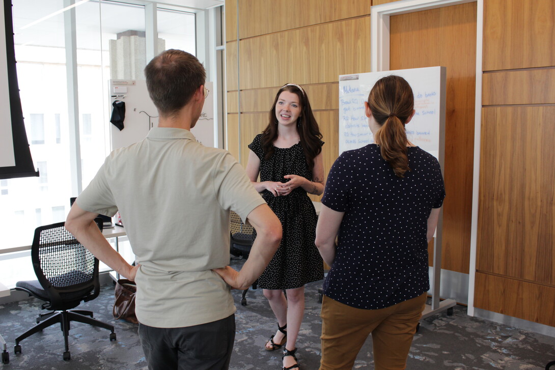 DH Fellow, Hanna Varilek, talks to CDRH staff about her project, The BookTok Collective.