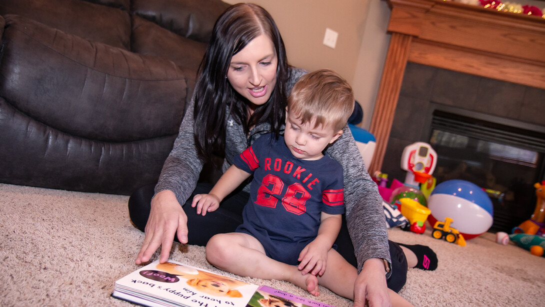 A collaborative, multi-institution project is exploring how prekindergarten children’s early language gains predict their kindergarten readiness and later reading outcomes. (Photo by Kyleigh Skaggs, CYFS)